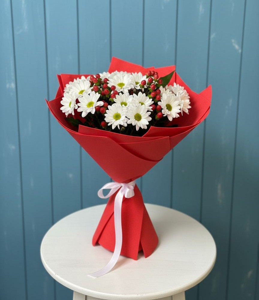 Букет цветов из: Хризантемы в Рефтинском