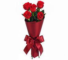 Букет 5 Красных роз Эдлесс Лав в Рефтинском