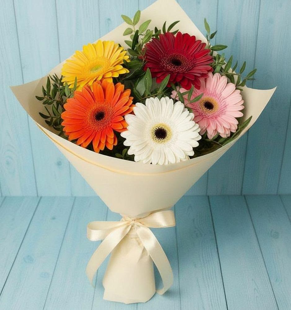 Букет цветов из: Герберы в Рефтинском