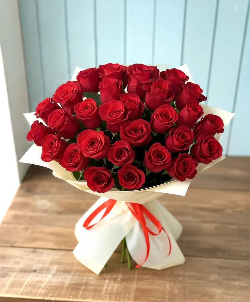 Букет 29 Красных роз в Рефтинском