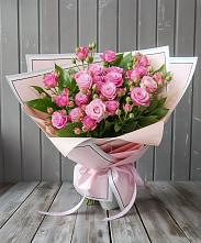 Букет Розовый кустик #REPLACE_PRED# Рефтинском