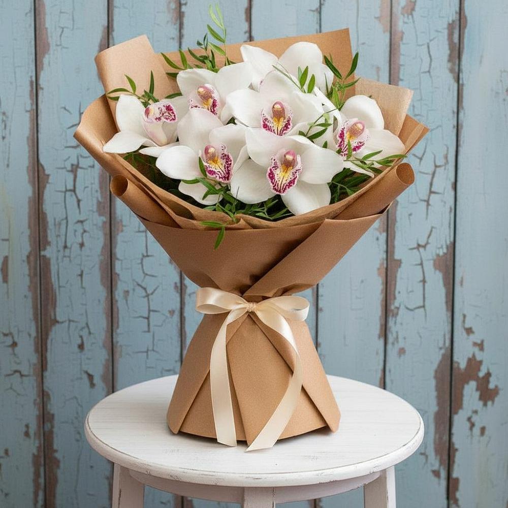 Букет цветов из: Орхидеи и Розы в Рефтинском