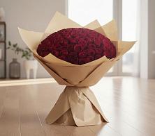 Букет 101 Красная роза в Рефтинском