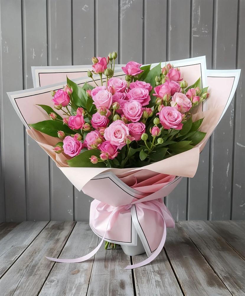 Букет Розовый кустик в Рефтинском
