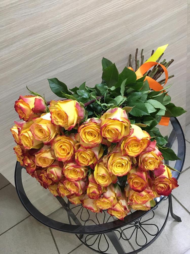 Букет Желтые розы в Рефтинском