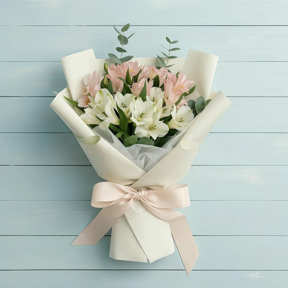 Букет цветов из: Альстромерии в Рефтинском